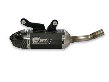 HUSQVARNA TC 125 [2023-2027] - Carby Schalldämpfer schwarzes Aluminium/Karbon-Endkappe