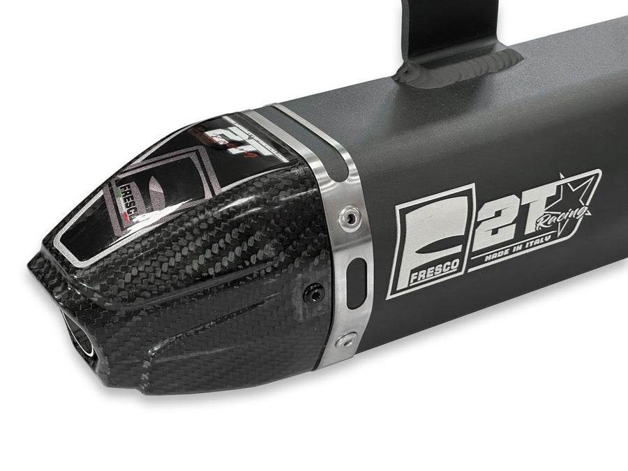 FANTIC XE 300 [2024-2026] - Carby Schalldämpfer schwarzes Aluminium/Karbon-Endkappe