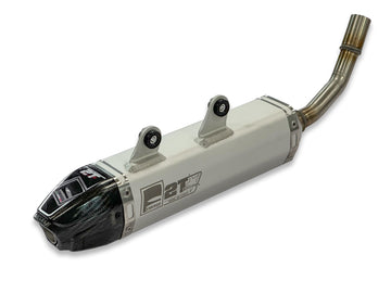 GAS GAS EC 250 [2021-2023] - Carby silencer white aluminum/carbon end cap