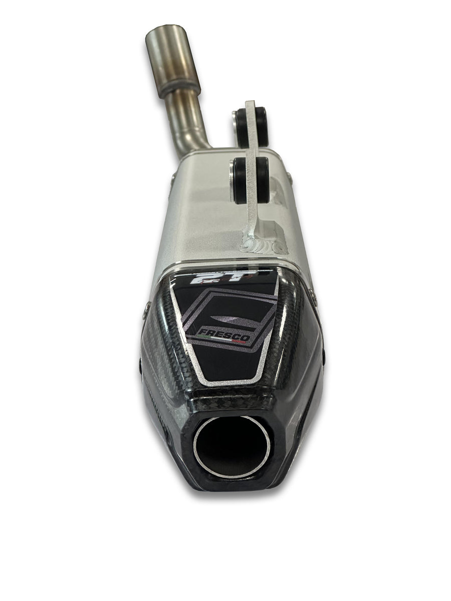 KTM 300 EXC TPI Erzbergrodeo [2020-2023] - Carby Schalldämpfer weisses Aluminium/Karbon-Endkappe