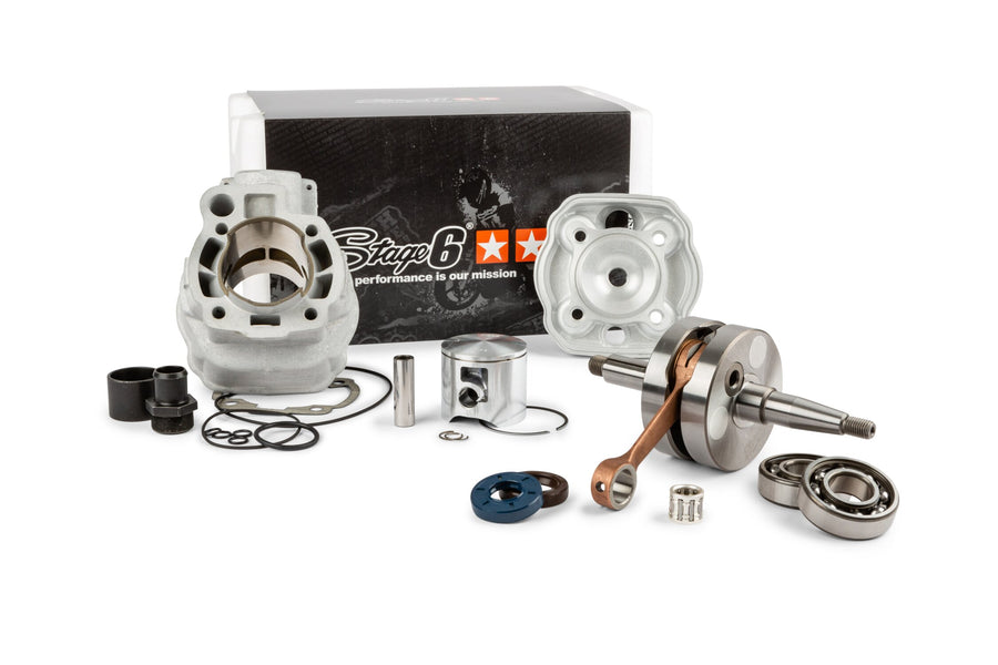 Beta RR Track 50 2T - Engine pack cylinder exhaust Big Racing 77ccm
