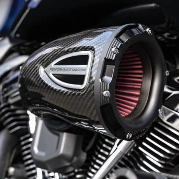 Harley Davidson Touring [PERFORMANCE MACHINE (PM)] - Kit filtro aria in fibra di carbonio serie C4
