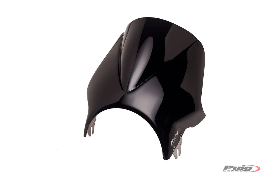 KAWASAKI W 230 [2025] - PUIG Windy Windschild | Schwarz | PUIG 1482N
