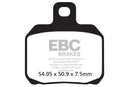 Kawasaki Ninja 650 [EBC]-Half-sorted VEE brake pads-1