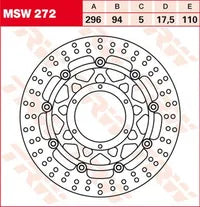 Honda Nsa 700 [2008-2010, 2009-2010] - Halo Series Schwimmende Bremsscheibe – Bild 7