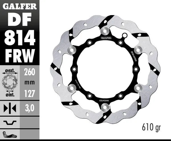 Beta RR 300 Racing [2022] - Bremsscheibe schwimmend Wave, genutet – Bild 4