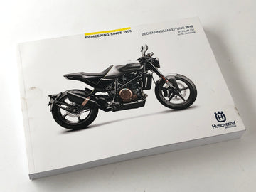 Husqvarna 701 Vitpilen [2018] - Istruzioni operative tedesche