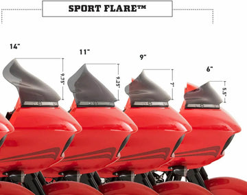 Harley Davidson fltruse [KLOCK WERKS] – Parabrezza Sport Flare™ - 0