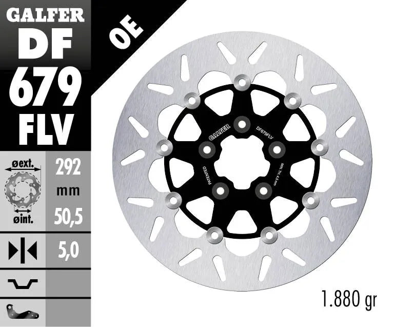 Harley-Davidson FLHS 1340 Electra Glide Sport [1987-1989] - Floating brake disc round – picture 2