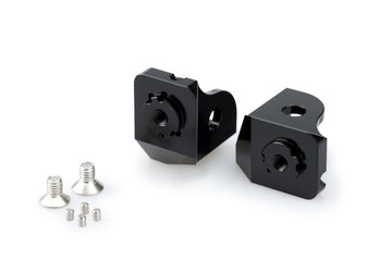 BMW F 800 GS [2025] – Adapter Fußrasten- Gummipad "adjustierbar Rider" – Schwarz - 0