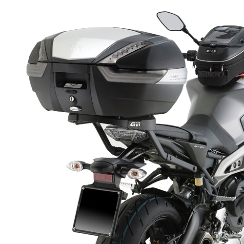 Yamaha MT 09 [GIVI] - Topcase Träger für MONOKEY® oder MONOLOCK® Koffer zu montieren mit der MONOKEY® Platte M5
