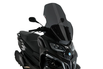 PIAGGIO MP3 530 EXCLUSIVE [2025] - V-Tech Line touring windshield | Heavily toned | PUIG 21374F
