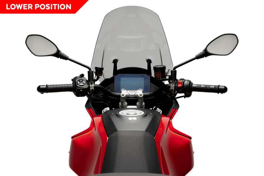 MOTO GUZZI V 100 MANDELLO S [2025] – Tourenscheibe – Transparent