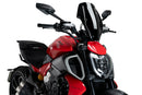 DUCATI DIAVEL V4 [2025] - Verstellbare New Generation Scheibe | Schwarz | PUIG 21713N