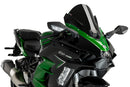 KAWASAKI NINJA H2 SX SE [2025] - Z-Racing Scheibe | Schwarz | PUIG 21714N