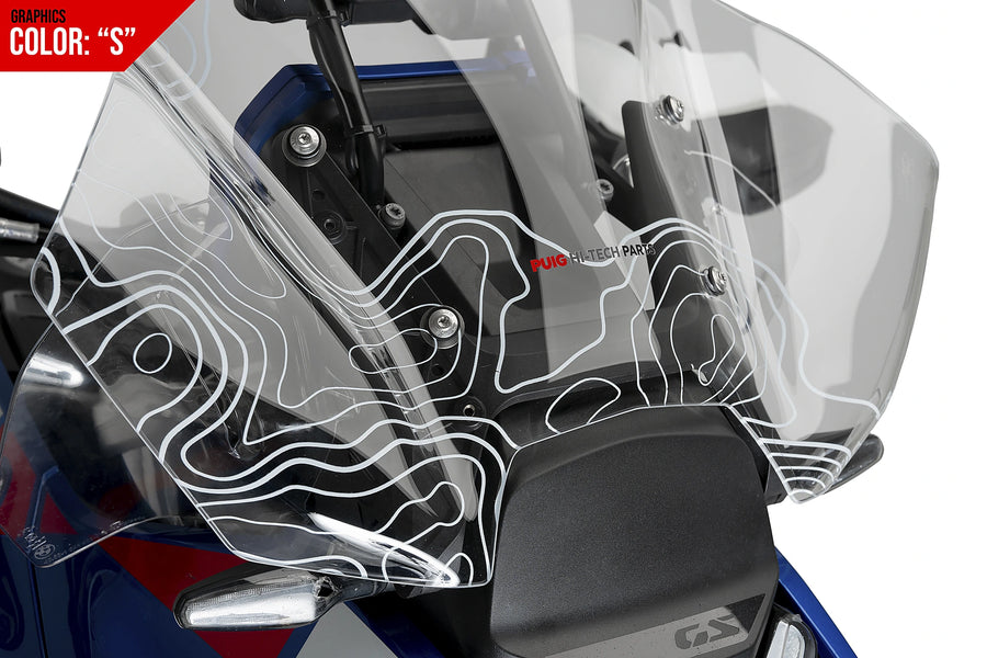 BMW R 1300 GS TROPHY [2025] - Tourenscheibe Plus | Graphics | PUIG 21795S