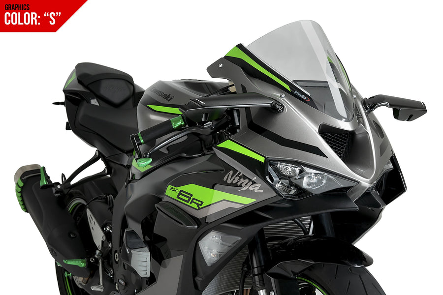 KAWASAKI ZX-6R [2025] - PUIG Z-Racing Scheibe | Graphics | PUIG 21831S