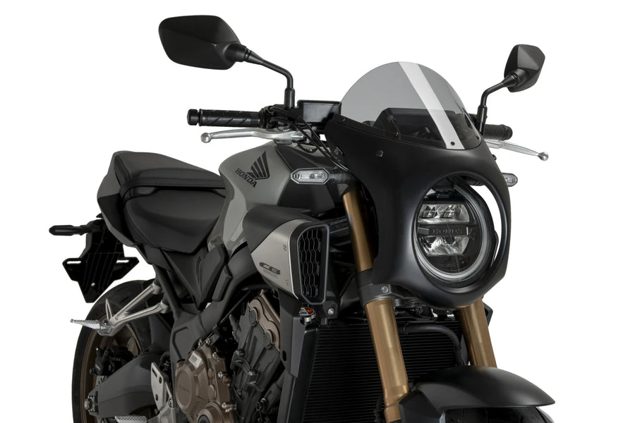 HONDA CB 650 R NEO SPORTS CAFE [2025] – Retro windshield – heavily tinted