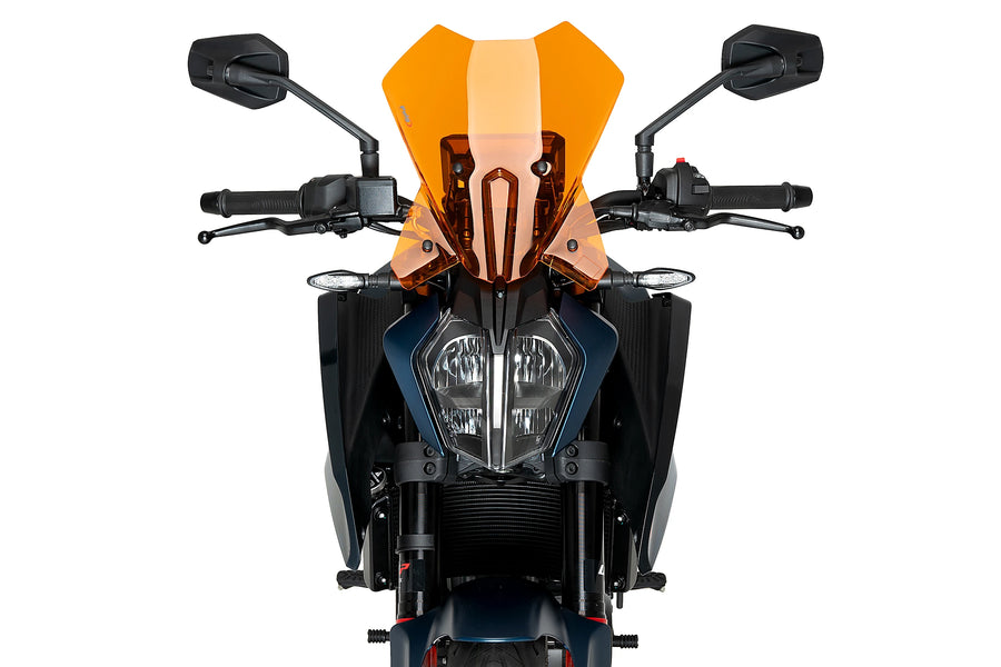 KTM 390 DUKE [2025] - PUIG New Generation Touring Windschutzscheibe | Orange | PUIG 21998T