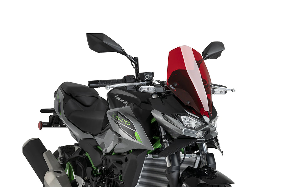 KAWASAKI Z 500 SE [2025] - PUIG New Generation Touring Scheibe | Rot | PUIG 22009R