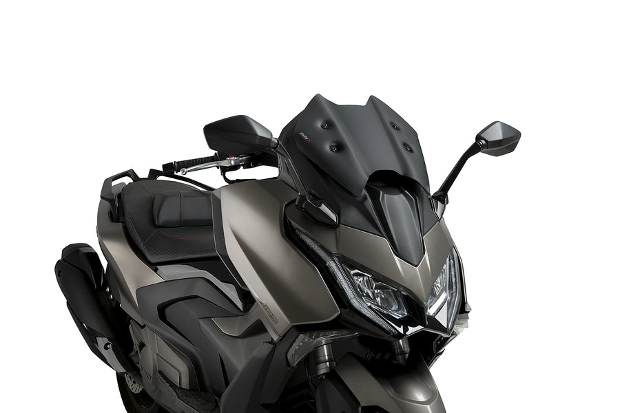 KYMCO AK 550 PREMIUM [2025] - Windschutzscheibe V-Tech Line Sport | Mattschwarz | PUIG 22048J