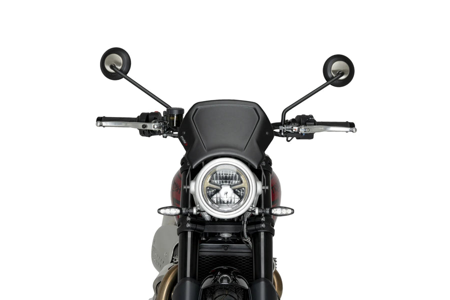 TRIUMPH SCRAMBLER 1200X [2025] – ALU Frontplatte – Silber
