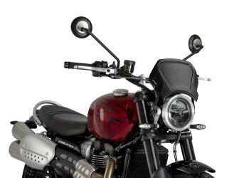 TRIUMPH SCRAMBLER 1200X [2025] – Pannello frontale in ABS – aspetto carbonio - 0