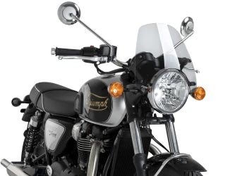TRIUMPH BONNEVILLE T 120 BLACK [2025] – parabrezza touring – trasparente