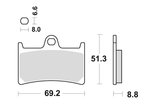 YAMAHA YZF R 1 [1998-2006] - Dual Sinter brake pads