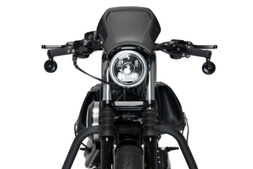 HARLEY DAVIDSON SPORTSTER 883 IRON XL 883 N [2012] – PIASTRA ANTERIORE IN ALLUMINIO – NERO