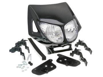 Derbi Senda R DRD Racing Enduro 50 2T D50B0 [2006–] - maschera faro doppia ottica