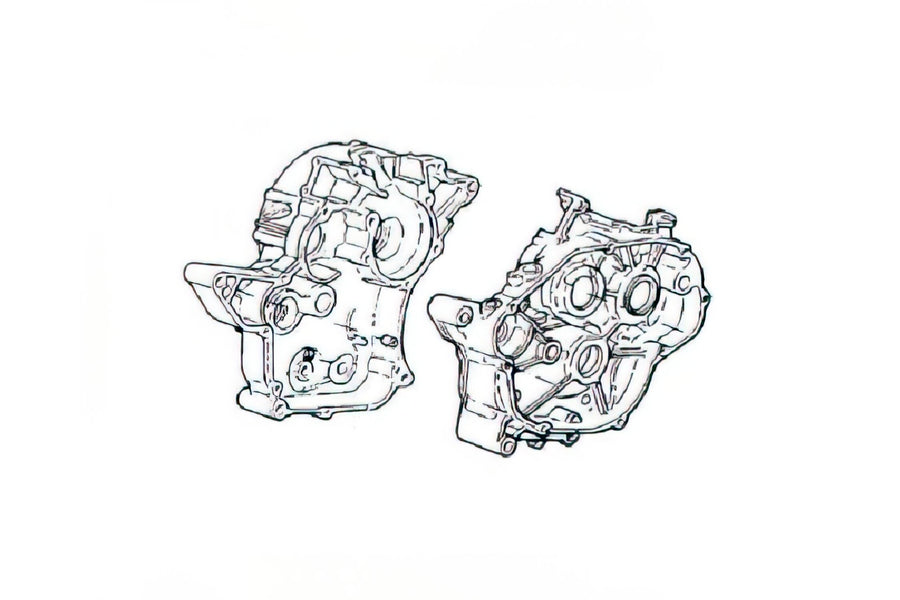Beta RR Enduro 50 2T - ricambio originale carter motore