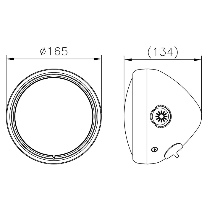 LED-Scheinwerfer "Horizon" 5-3/4"