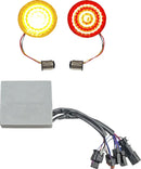 harley davidson flfb [CUSTOM DYNAMICS] – SMART LED bullet turn signal inserts-1