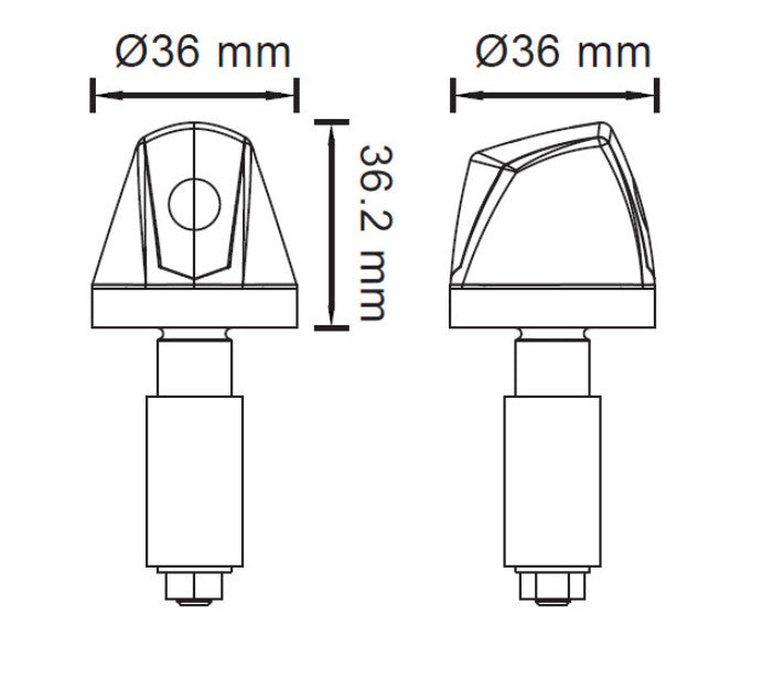Ducati Monster 900 – Knight LED bar end indicators pair