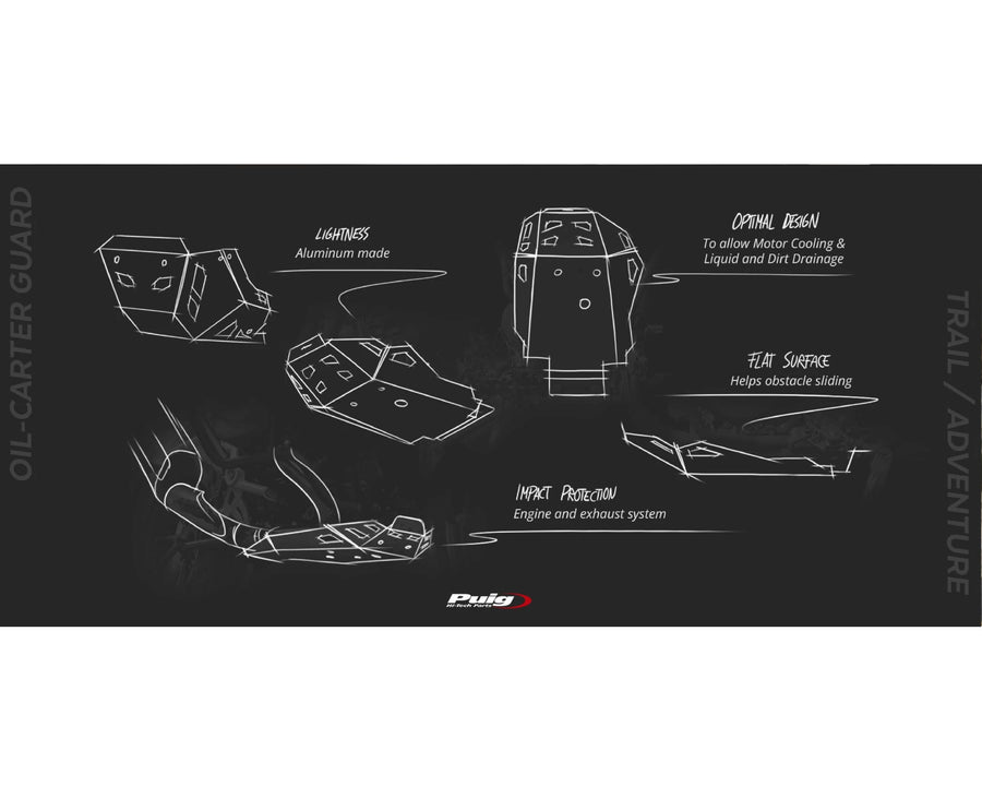 BMW F 900 GS ADVENTURE [2024] – Protezione motore – Nera