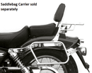 Honda CA 125 Rebel [1995-2001] - Sissybar mit Gepäckträger chrom