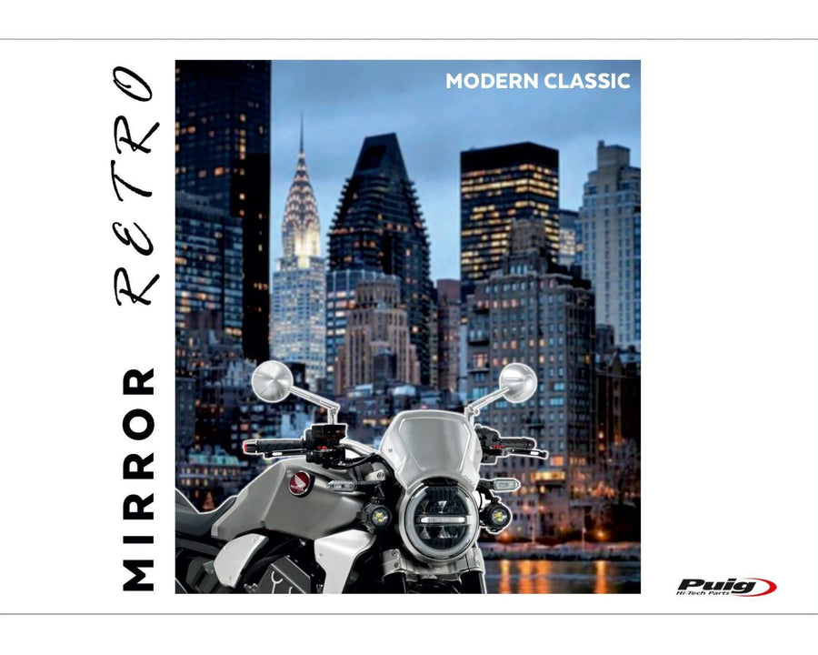 KTM 890 DUKE R [2025] – Specchietto retrovisore retrò – Alluminio anodizzato