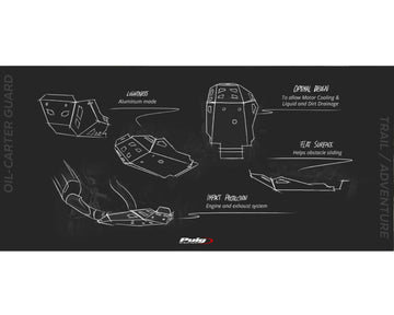 YAMAHA TRACER 9 Y-AMT [2025] – Protezione motore – Nera - 0