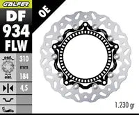 Honda CRF 450 R [2023, 2023-2024] - floating wave brake disc, grooved - picture 12