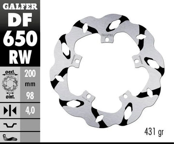 Piaggio HEXAGON 180 GTX [2000] - Wave® brake disc – picture 2