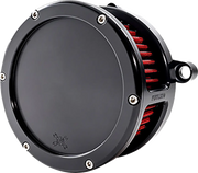 Harley-Davidson FLHLT 1923 Street Glide 3 117 [2026] - Kit filtro aria BA - Superficie: nero, rosso - Immagine 1