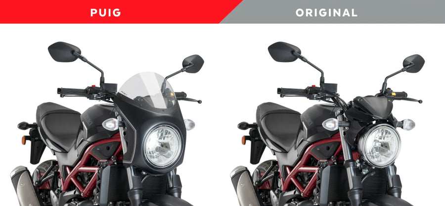 SUZUKI SV 650 [2025] – Retro-Verkleidungscheibe – Stark getönt
