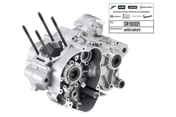 Derbi Senda R X-Treme Enduro '05 - '10 50 2T D50B0 - Engine housing with gaskets