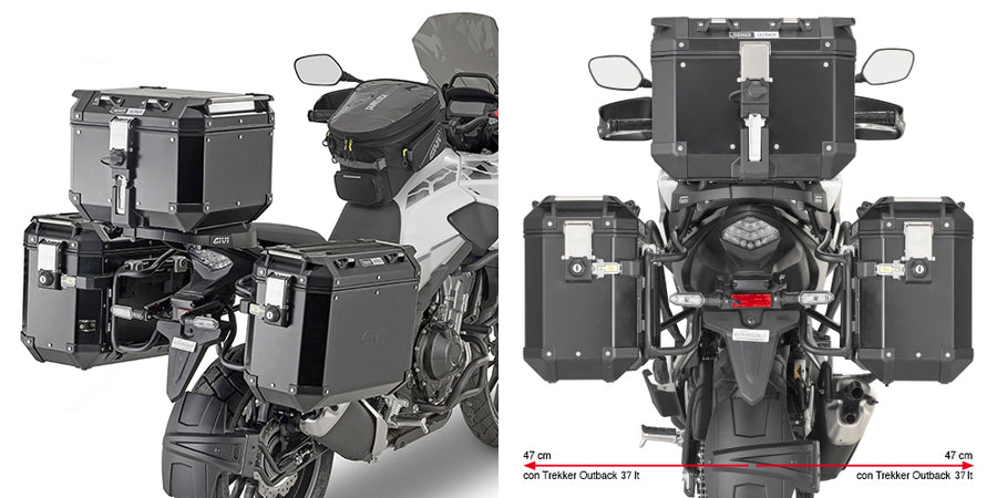 HONDA CB 500 [2019-2023] - Portavaligie laterale a sgancio rapido
