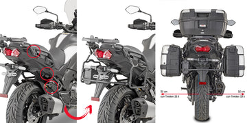 KAWASAKI KLZ 1000 VERSYS [2019-2024] - Quick release side case mount