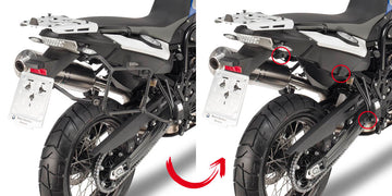 BMW F 650 GS [2008-2017] - Portavaligie laterale a cambio rapido