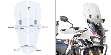 HONDA CRF 1000 L AFRICA TW [2018-2019] - Windschutzscheibe für Motorrad