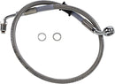 harley davidson flfb [DRAG SPECIALTIES] - Kit tubi freno in acciaio inox-2