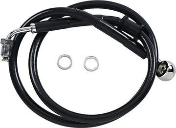 harley davidson flde [DRAG SPECIALTIES] – Verlängerte Edelstahl-Bremsleitung